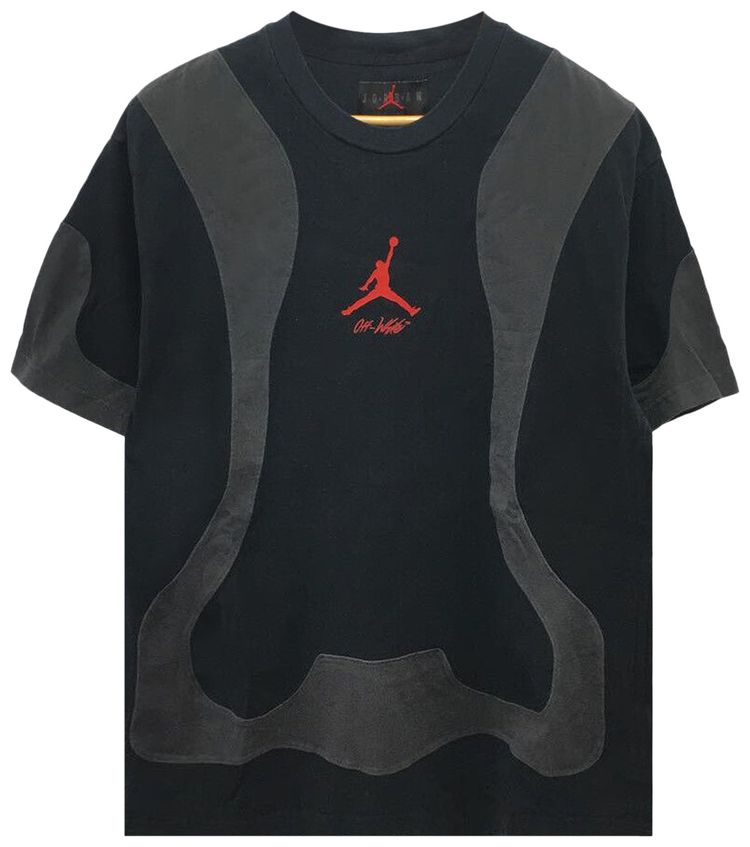 Off White x Jordan T Shirt Black
