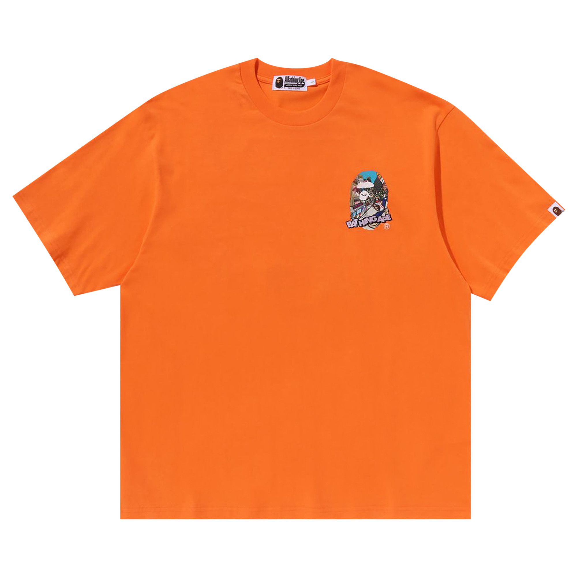 Bape t shirt orange discount