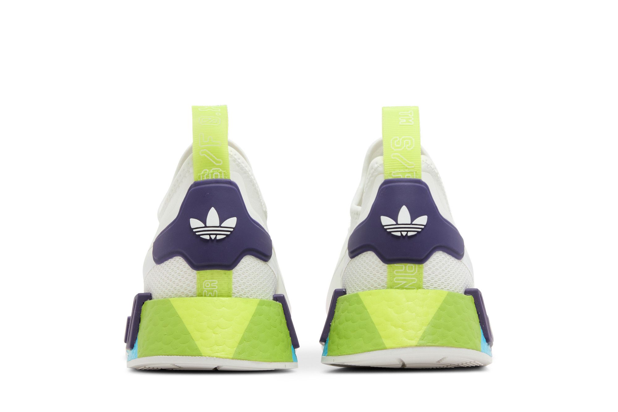 Size 11.0 NASA x NMD_R1 Spectoo 'White Multi-Color'