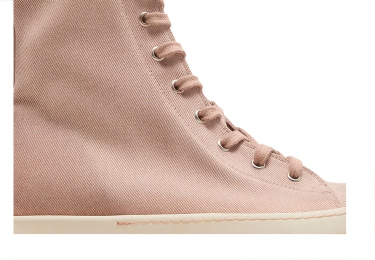 Rick Owens EDFU DRKSHDW Cotton Denim High Faded Pink