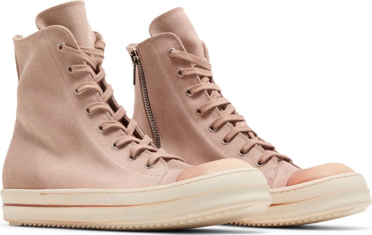 Rick Owens EDFU DRKSHDW Cotton Denim High Faded Pink