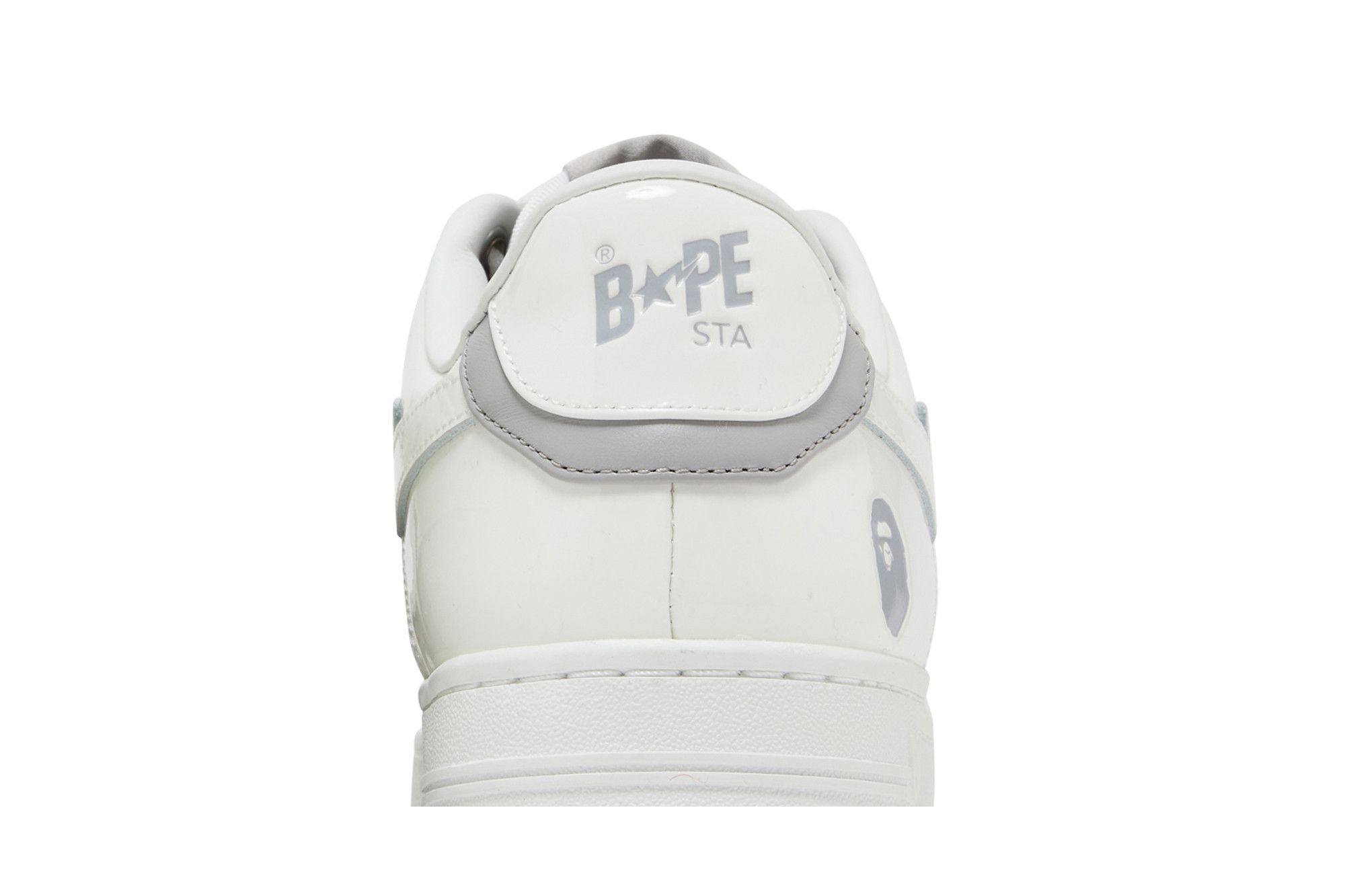 ★★ベイシックス★★ Buy Bapesta #6 'Patent Leather Pack - Grey' - 1K30191328 GRY