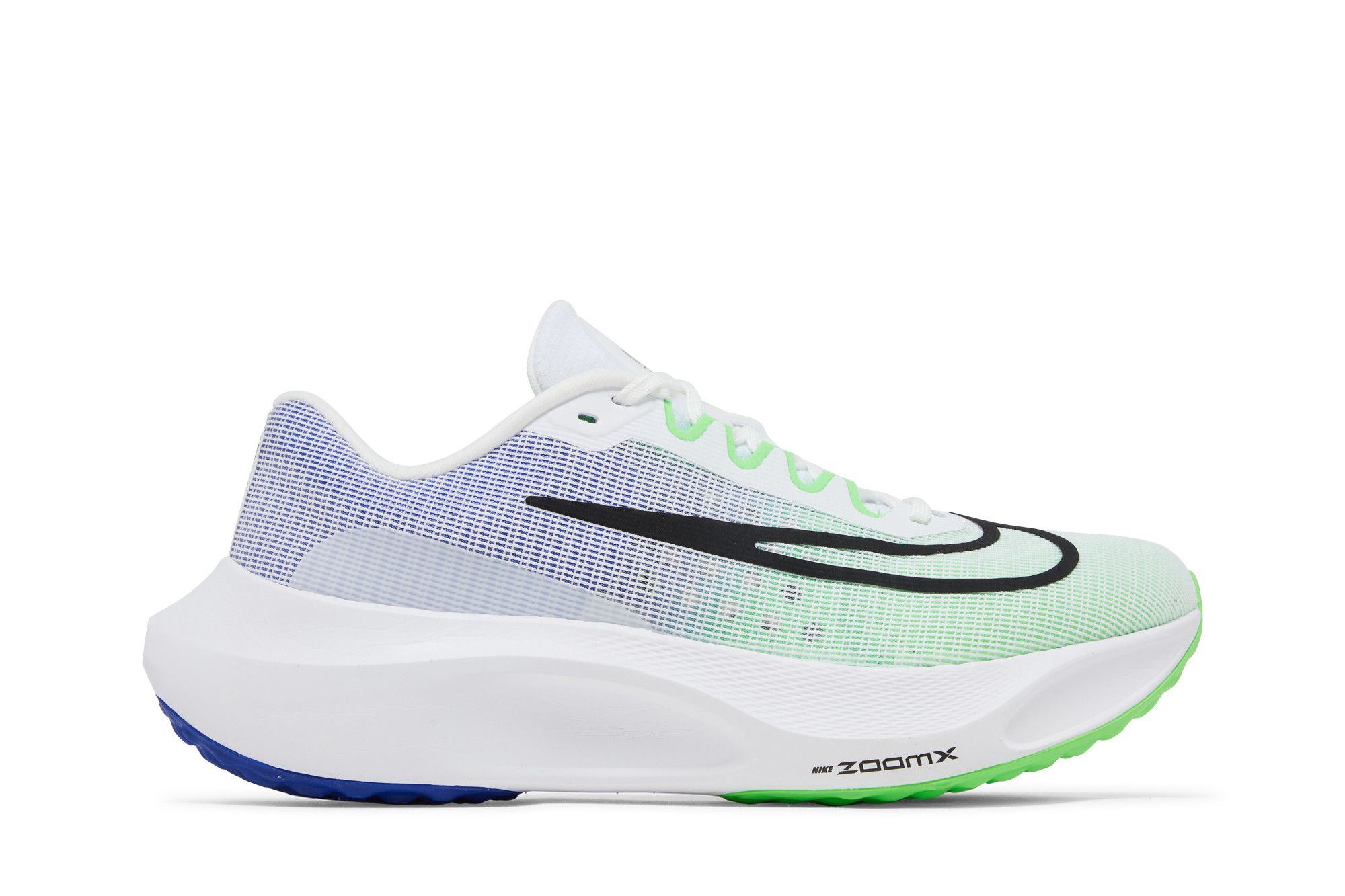 Buy Nike Zoom Fly 5 'White Green Strike Blue' - DM8968 101 | GOAT