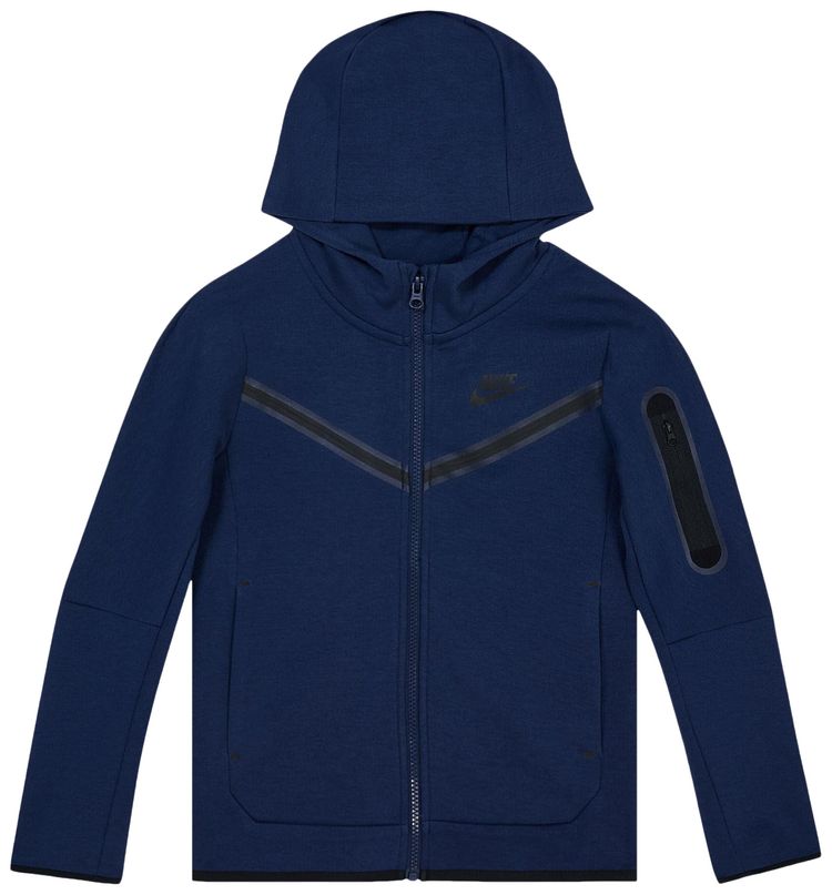 Nike Sportswear Kids Tech Fleece Full Zip Hoodie Midnight Navy