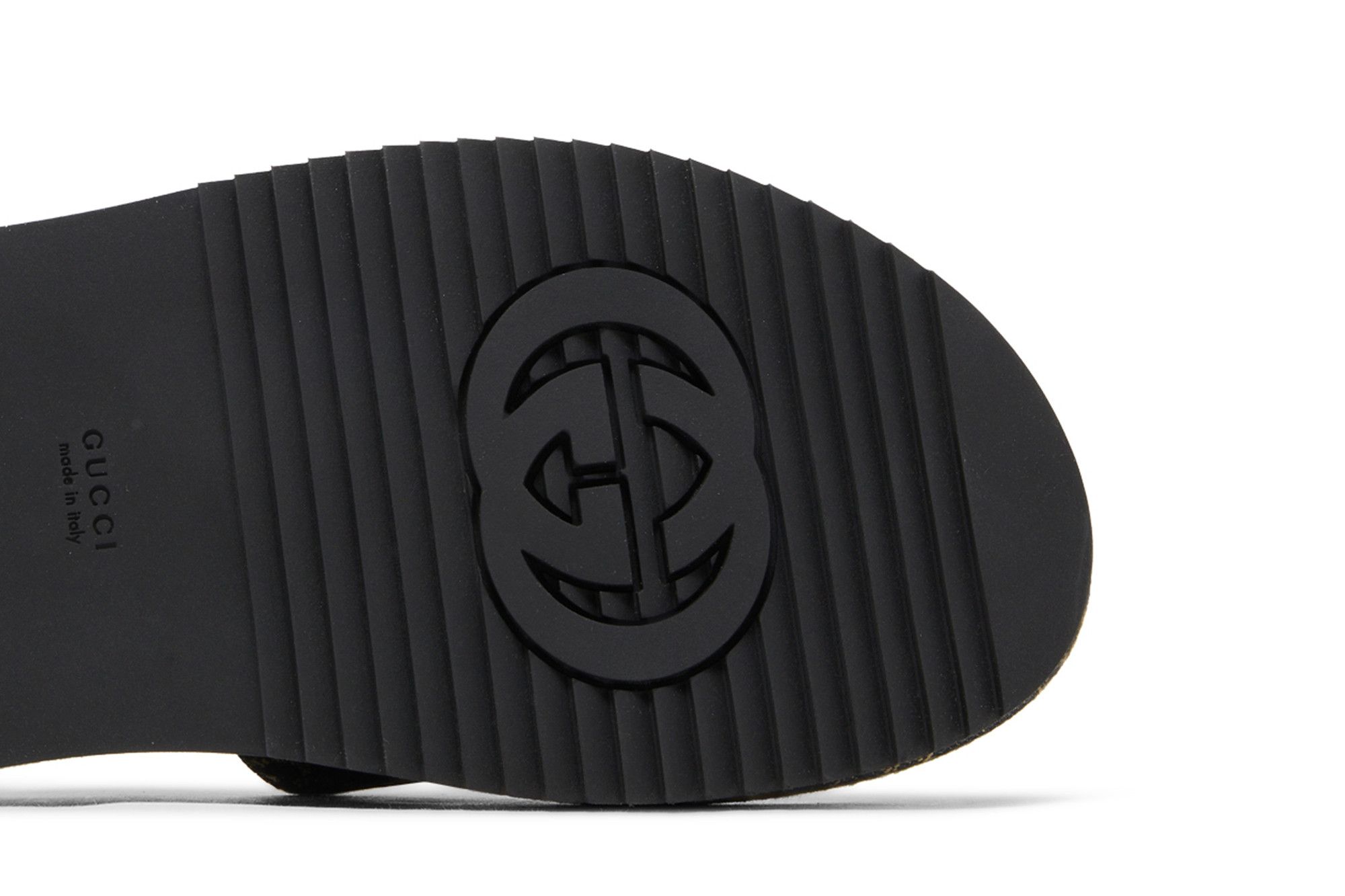 Buy Gucci Wmns GG Lame Platform Slide Sandal 'Black' - 623212