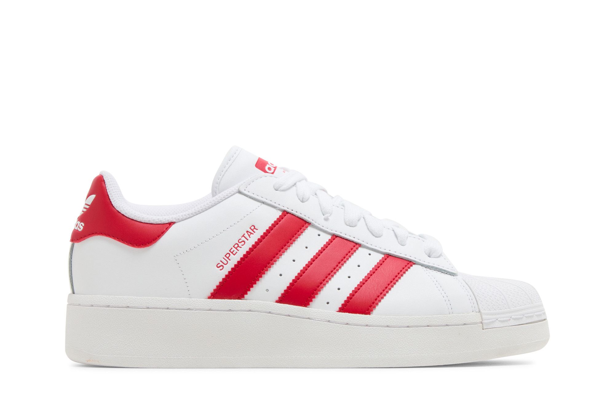 Buy Adidas Superstar XLG 'White Scarlet' - IF8067 | GOAT