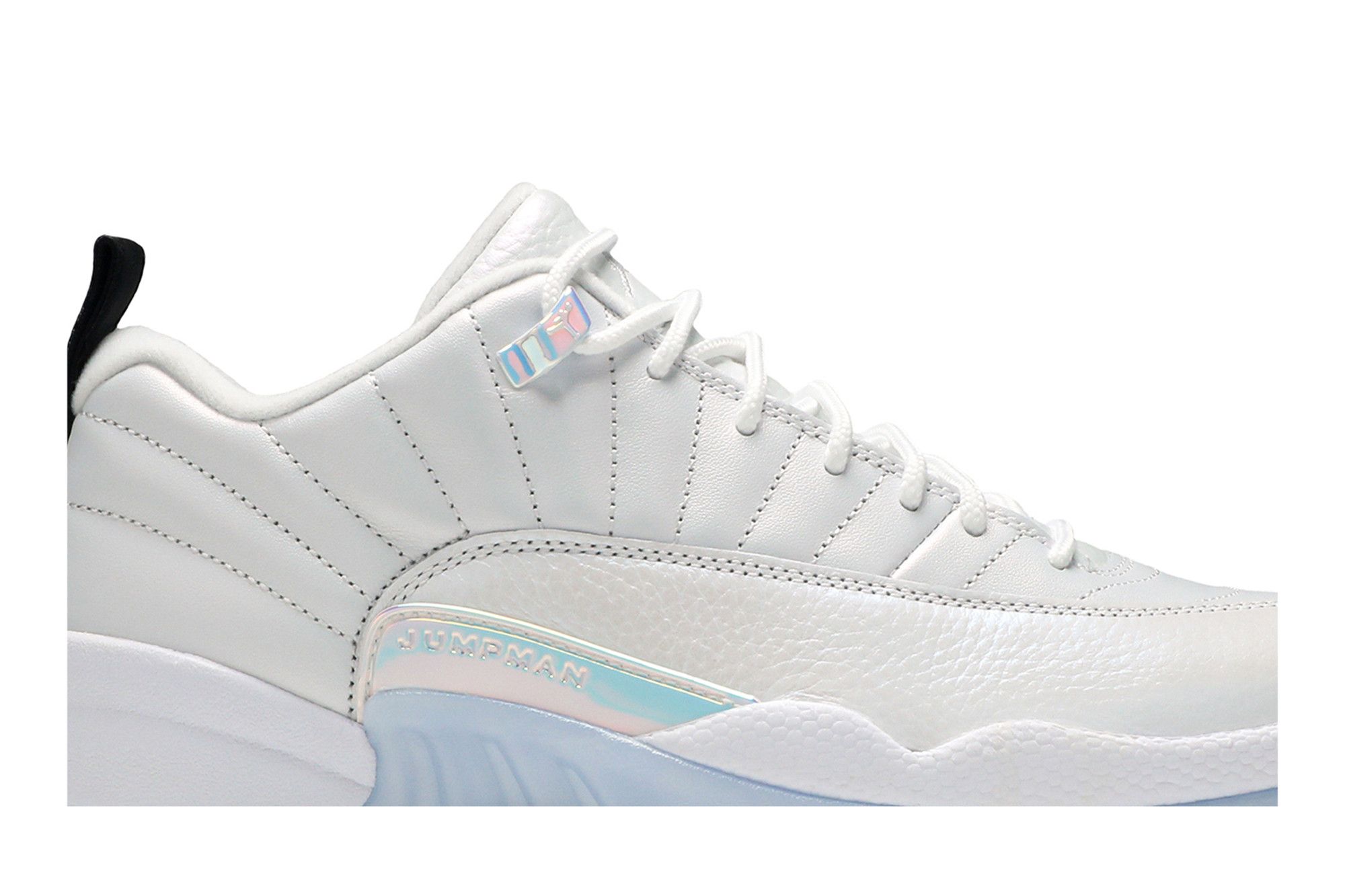 靴 NIKE air jordan12 low Easter Nike Air Jordan 12 Retro Low Easter White Iridescent Blue