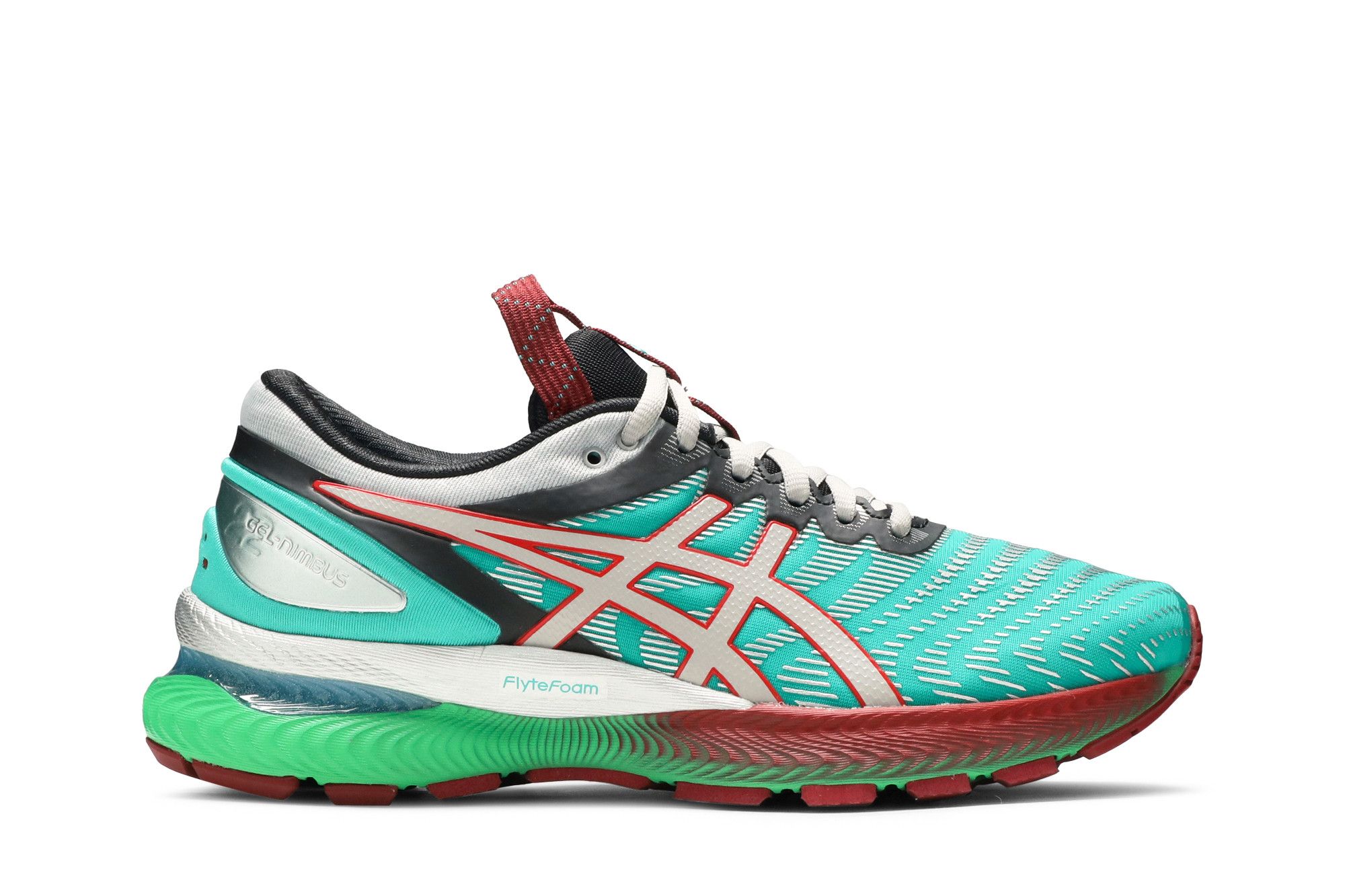 Size 10.5 Kiko Kostadinov x Wmns FN1-S Gel Nimbus 22 'Baltic Jewel'