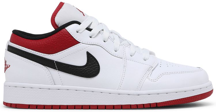 Air Jordan 1 Low GS White Gym Red