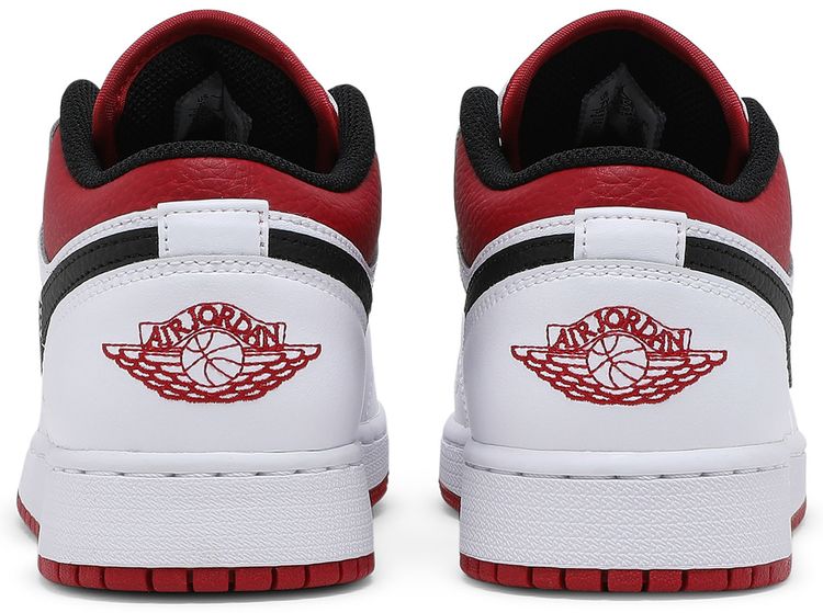 Air Jordan 1 Low GS White Gym Red