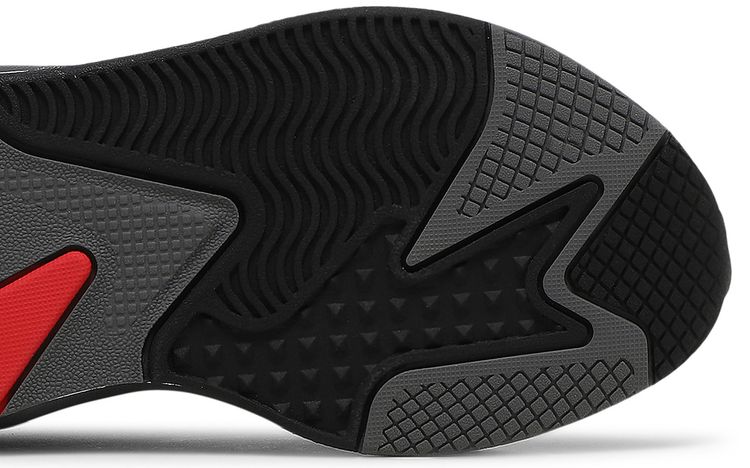 Puma RS X3 Twill Jr Castlerock Poppy Red