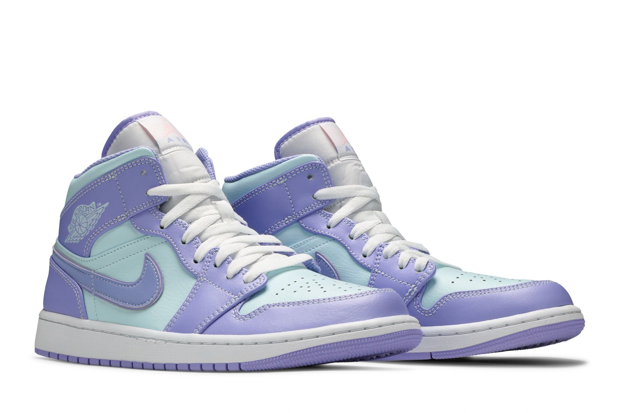 Air jordan mid purple sales