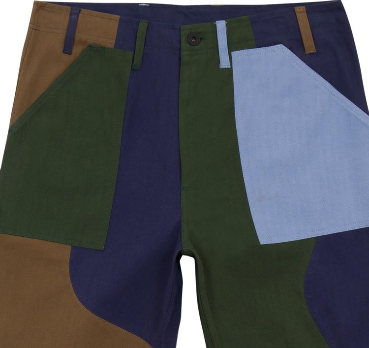 Brain Dead Patchwork Military Pant Navy