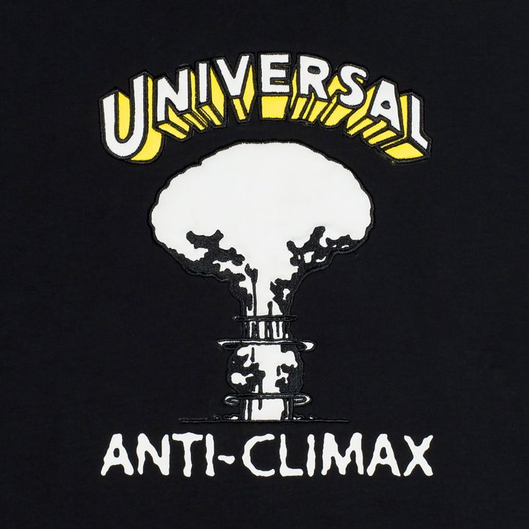 Brain Dead Universal Anti Climax Crewneck Sweatshirt Washed Black