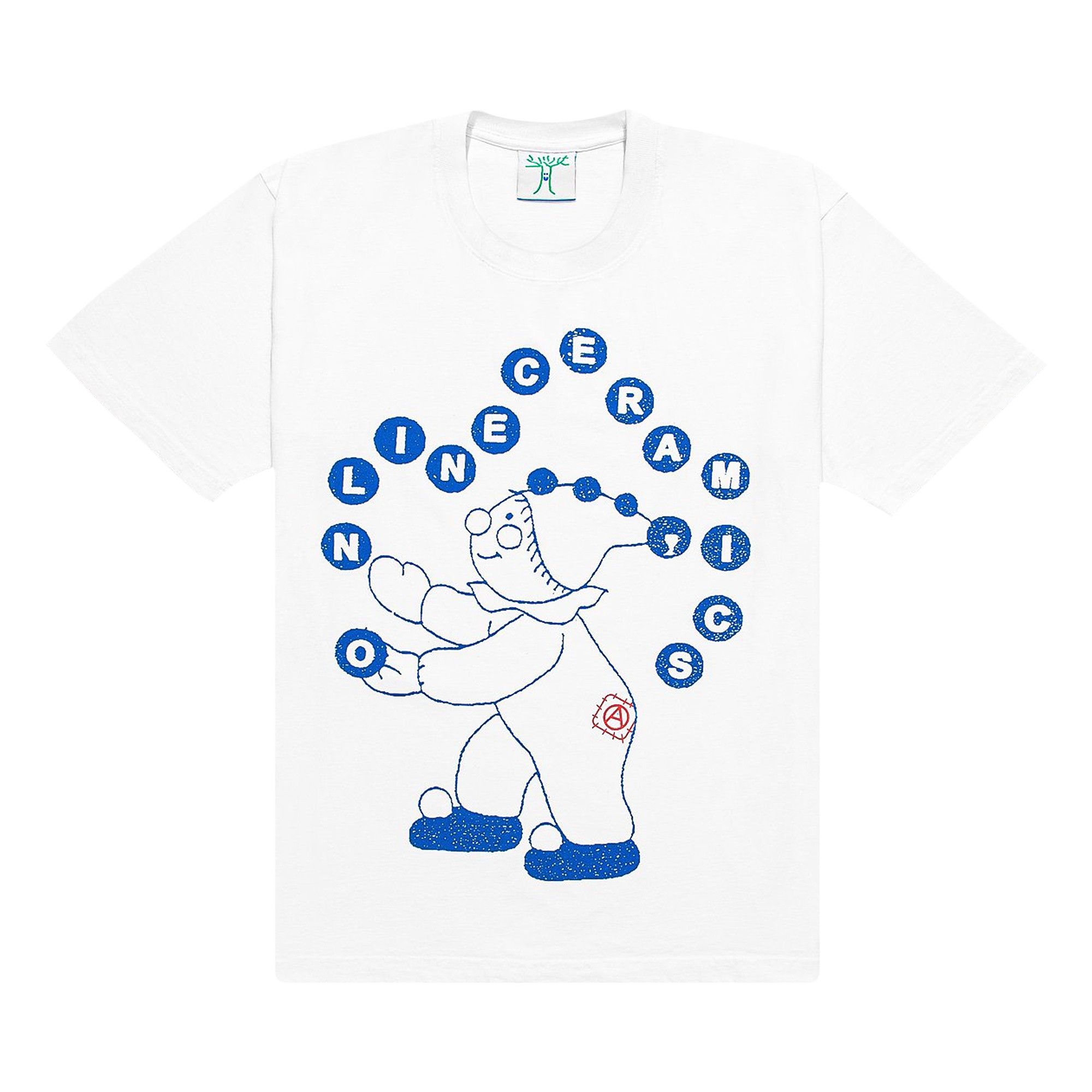 Buy Online Ceramics Anarchy Clown Tee 'White' - 1947 100000103ACT
