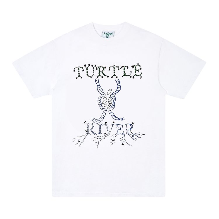 Online Ceramics Dont Try To Steer The River Tee White