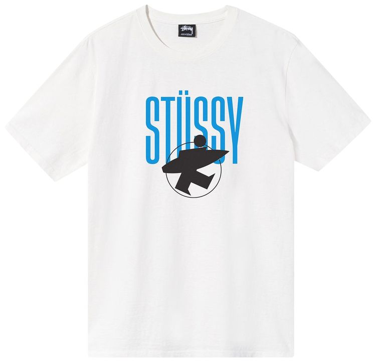 Stussy Surfman Pigment Dyed Tee Natural