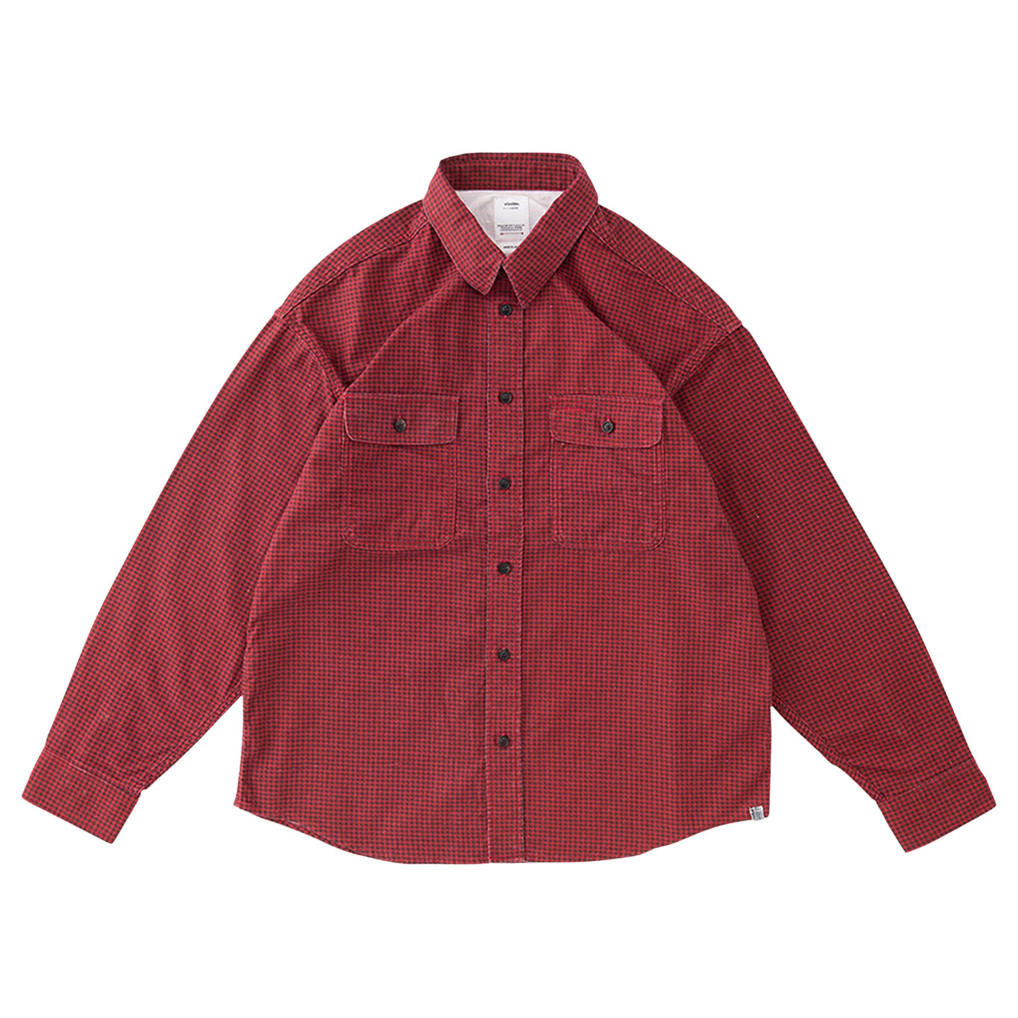 【再入荷】 Check Khadi Lumber Visvim Buy 'Red' GOAT | RED 0121105011009 - トップス
