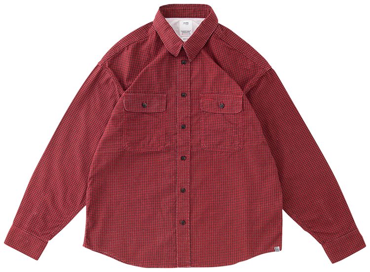 Visvim Lumber Khadi Check Red