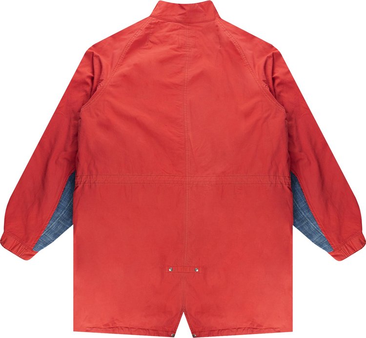 Visvim Six Five Fishtail Parka Red