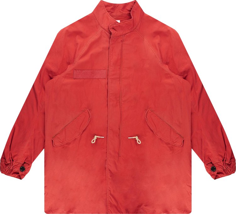 Visvim Six Five Fishtail Parka Red