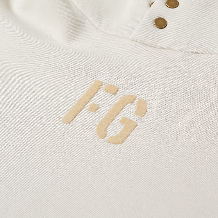 Fear of God FG Hoodie Vintage ConcreteWhite