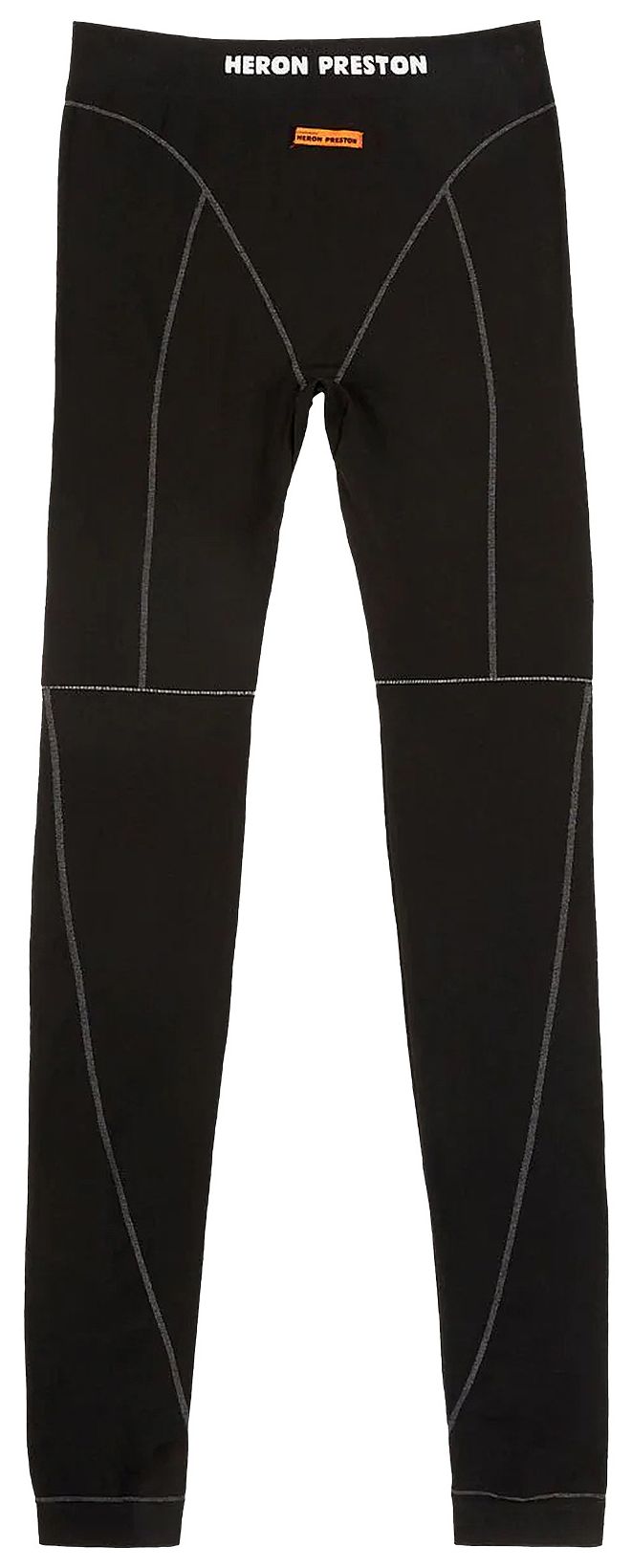 Heron Preston Logo Patch Active Leggings BlackWhite