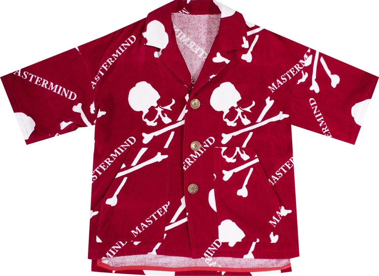 Mastermind World Organic Cotton Short-Sleeve Shirt 'Red'