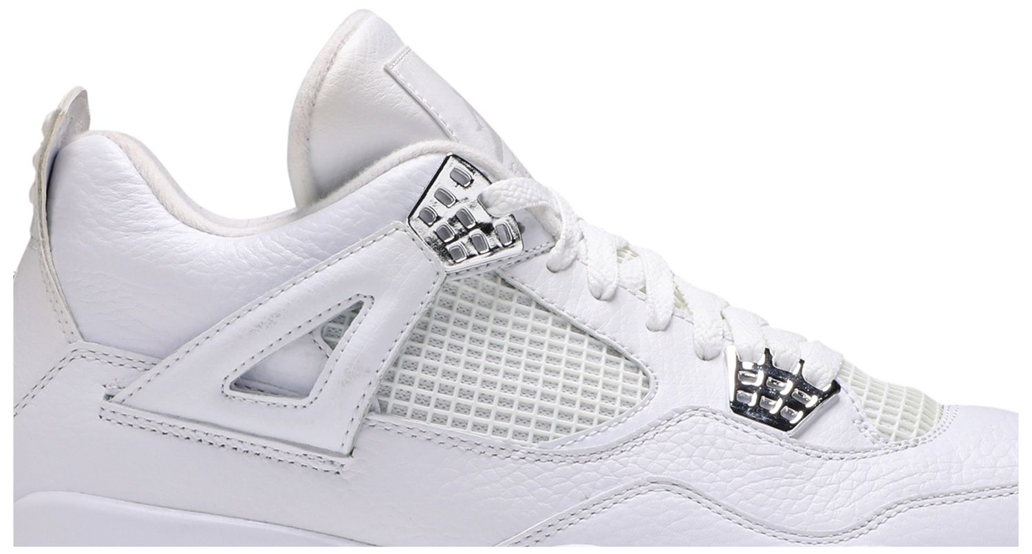 retro 4 white and silver