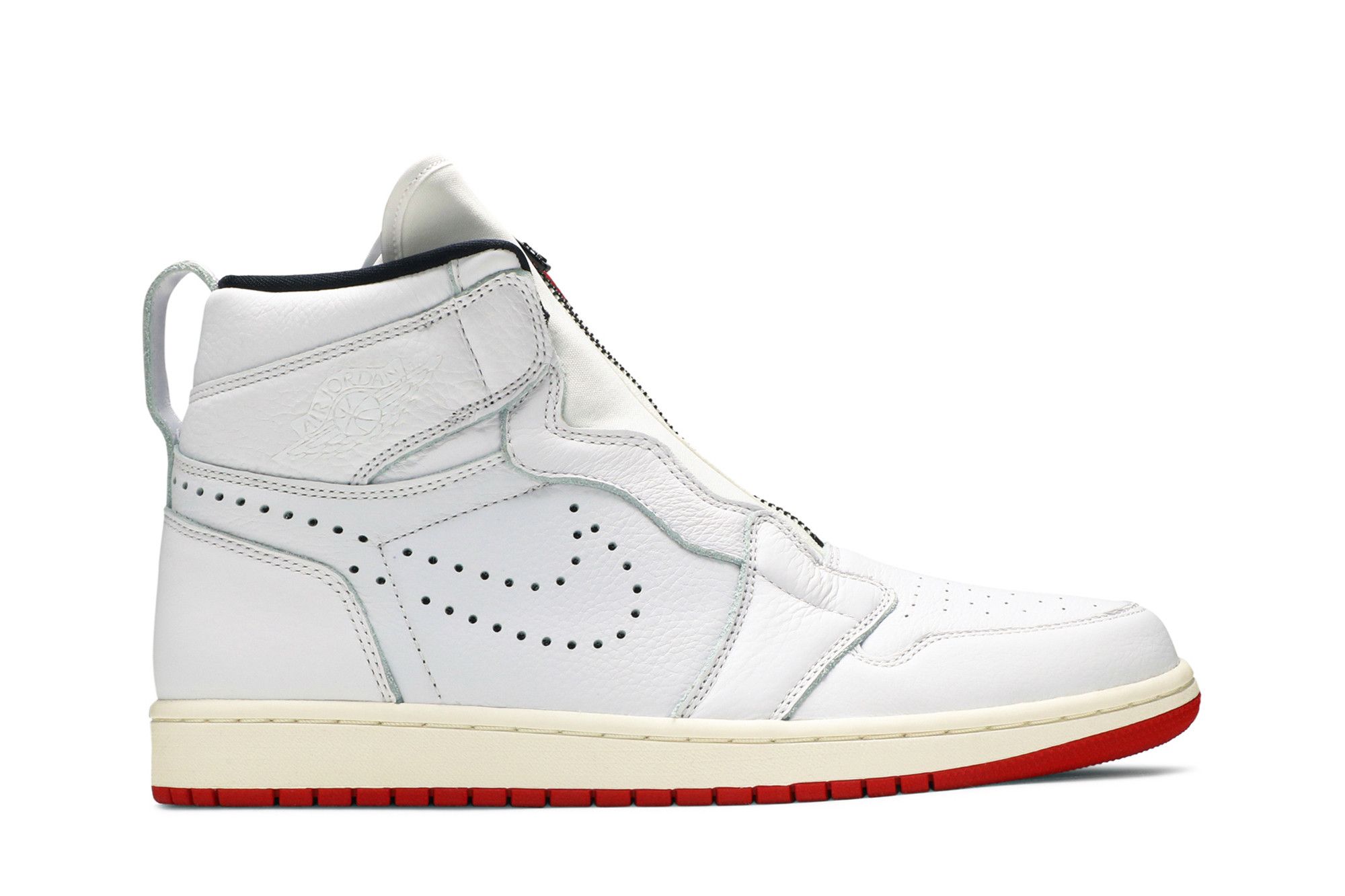 Jordan 1 high zip white cheap