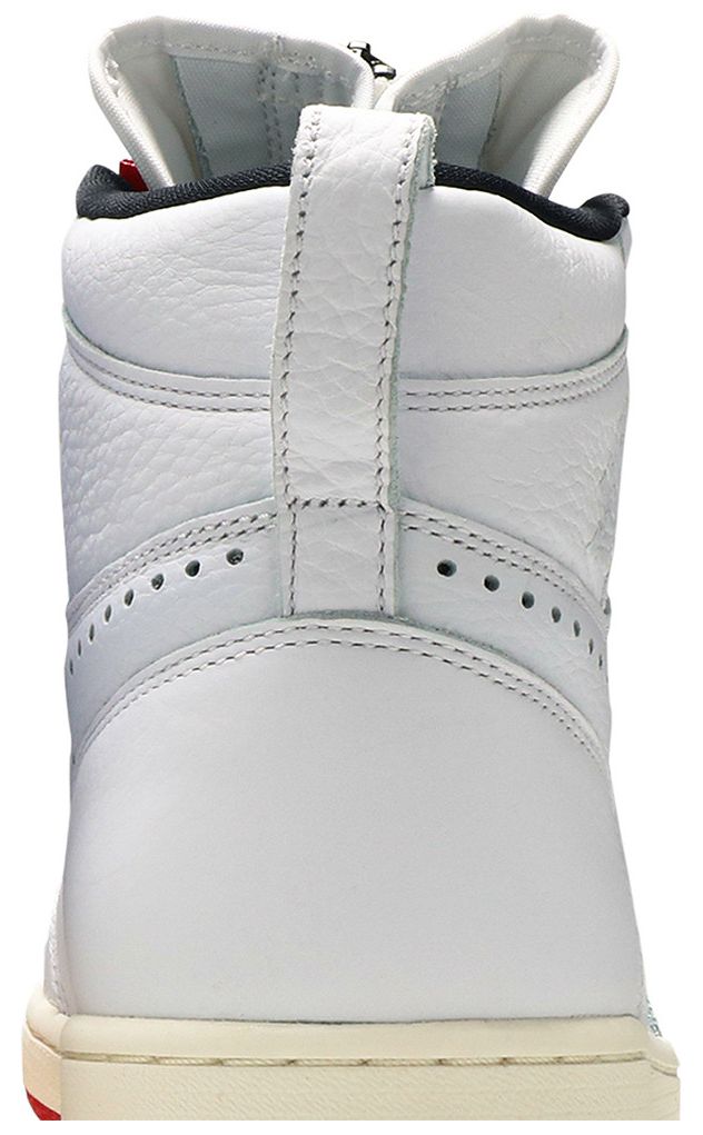 Air Jordan 1 Retro High Zip White University Red