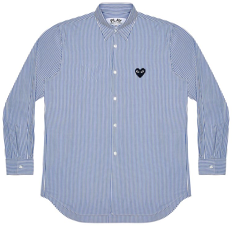 Comme des Garcons PLAY Striped Shirt Blue