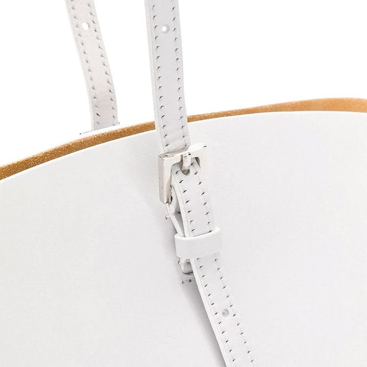 Jil Sander Small Sombrero Shoulder Bag White