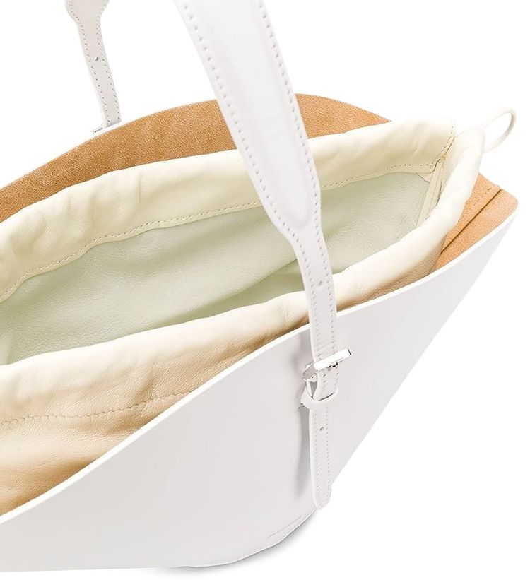 Jil Sander Small Sombrero Shoulder Bag White