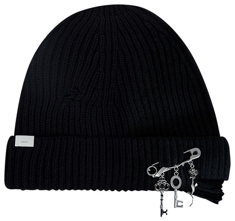C2H4 My Own Private Planet Debris Beanie Cap Black