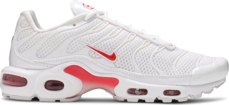 Wmns Air Max Plus White Track Red