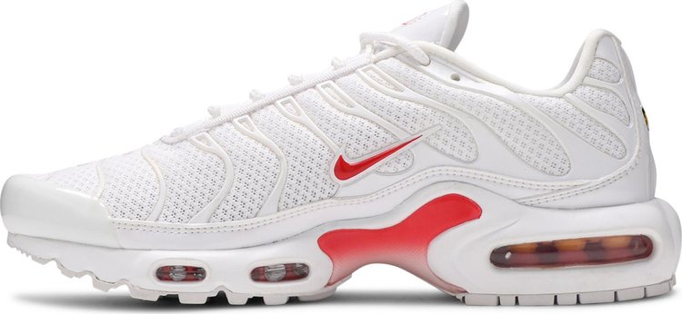 Wmns Air Max Plus White Track Red