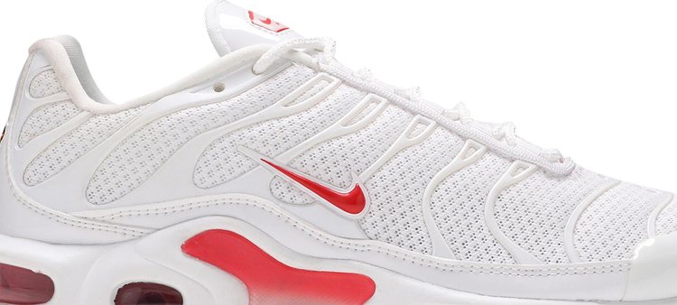 Wmns Air Max Plus White Track Red