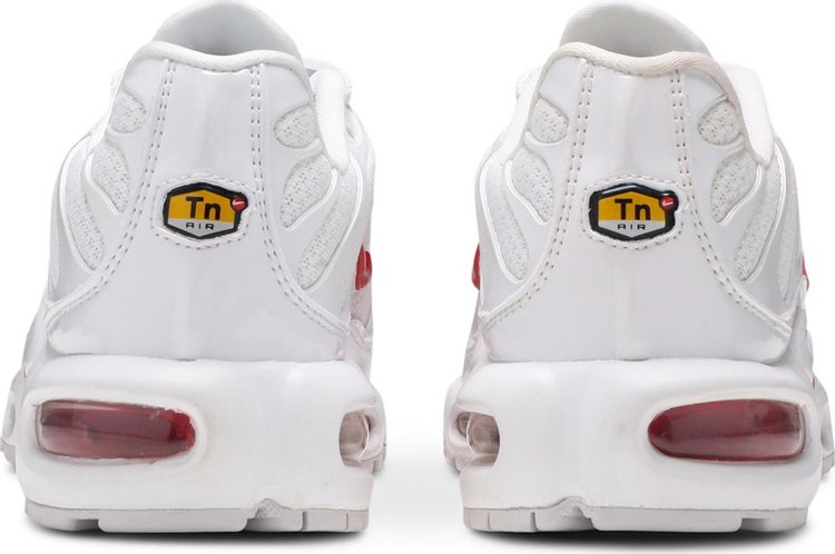 Wmns Air Max Plus White Track Red