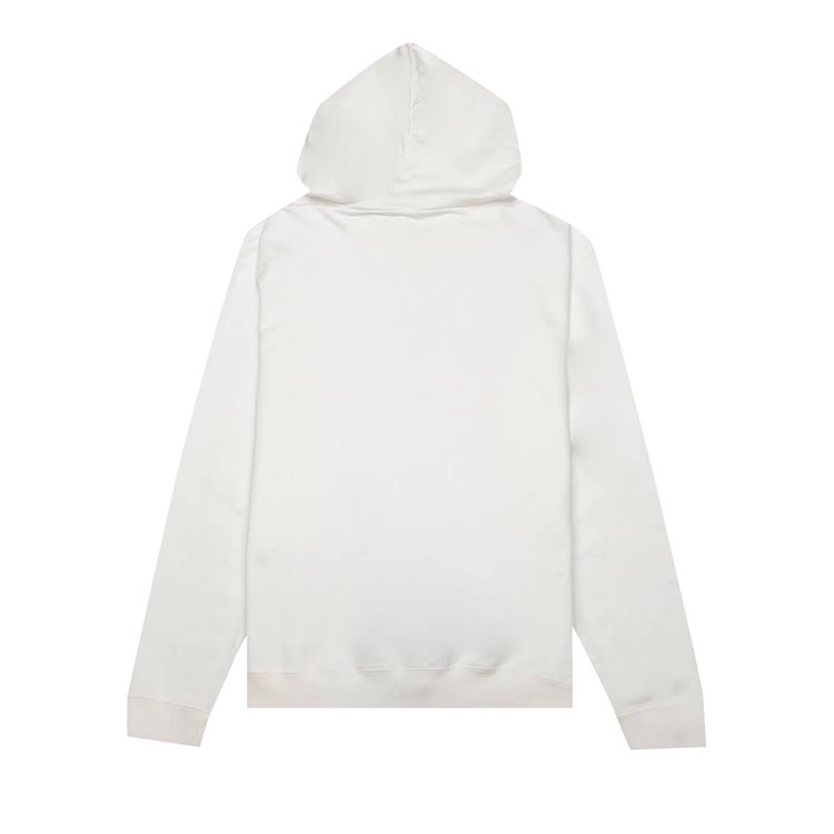 Maison Margiela Stripe Stamp Hooded Sweatshirt Off White