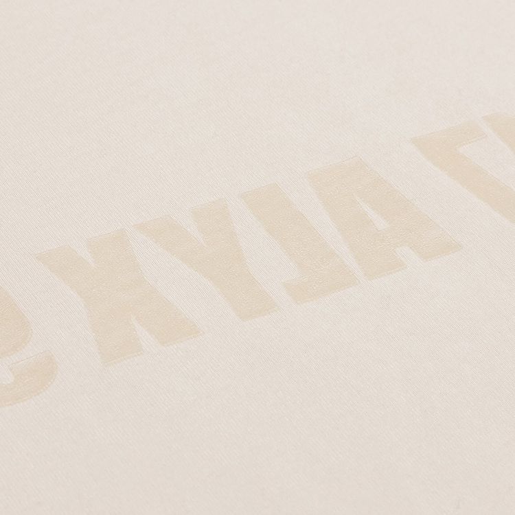 1017 ALYX 9SM Studded Mirrored Logo Tee Light Tan