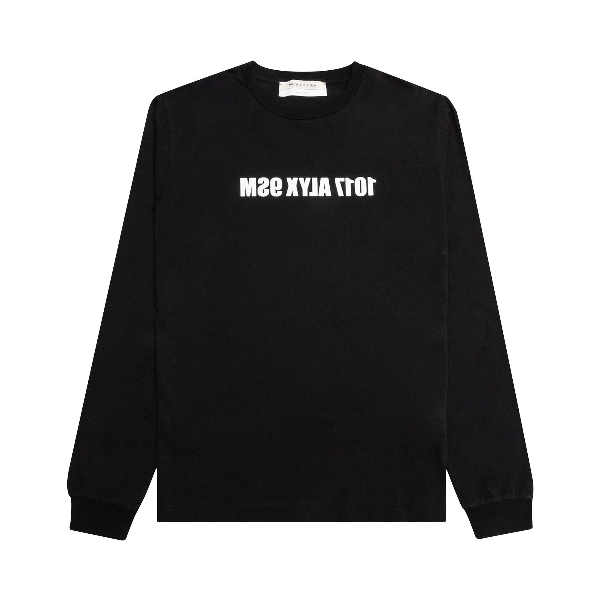 Buy 1017 ALYX 9SM Mirrored Logo Long-Sleeve Tee 'Black