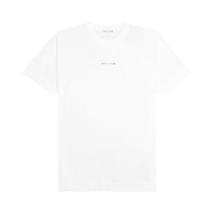 1017 ALYX 9SM Change Of Heart Short Sleeve Tee White