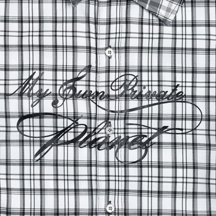 C2H4 My Own Private Planet Panelled Check Shirt Multicolor