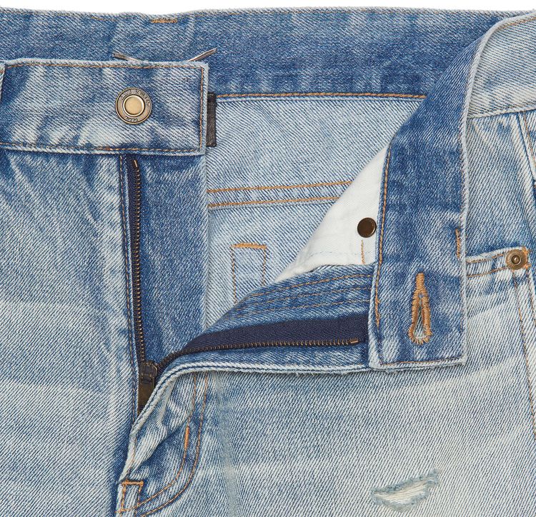 Saint Laurent Carrot Pants Light Fall Blue