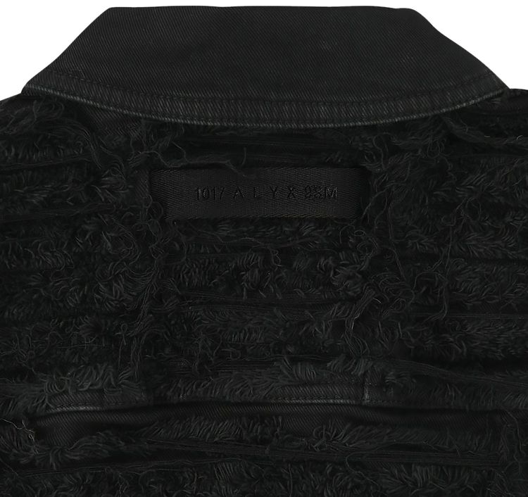 1017 ALYX 9SM Studded Denim Jacket Blackmeans Black