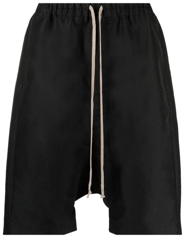 Rick Owens Woven Pods Shorts Black