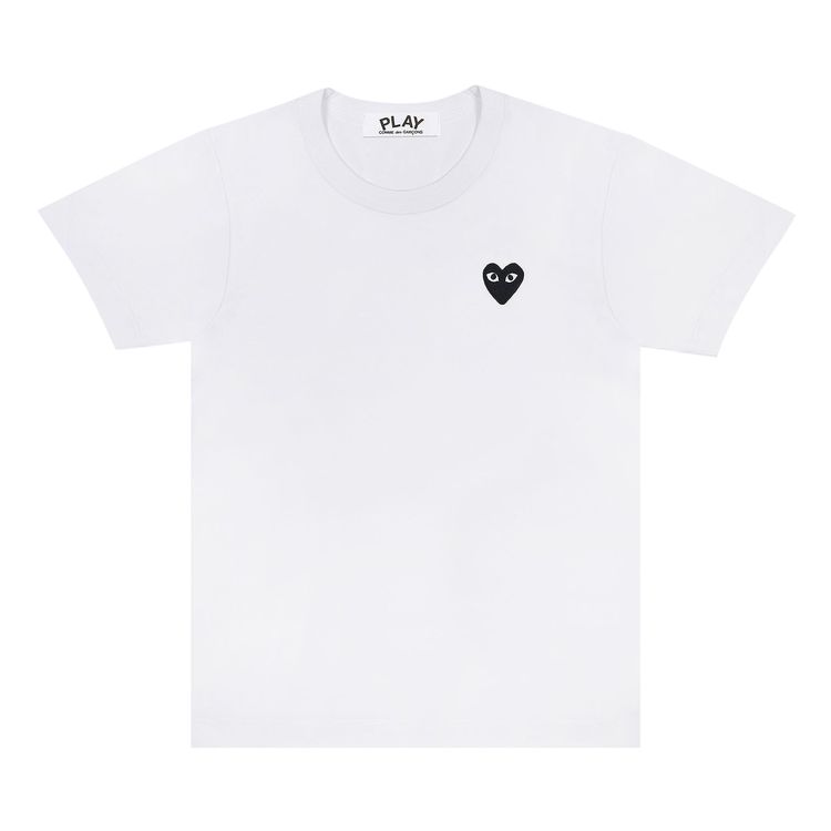 Comme des Garcons PLAY Heart T Shirt White