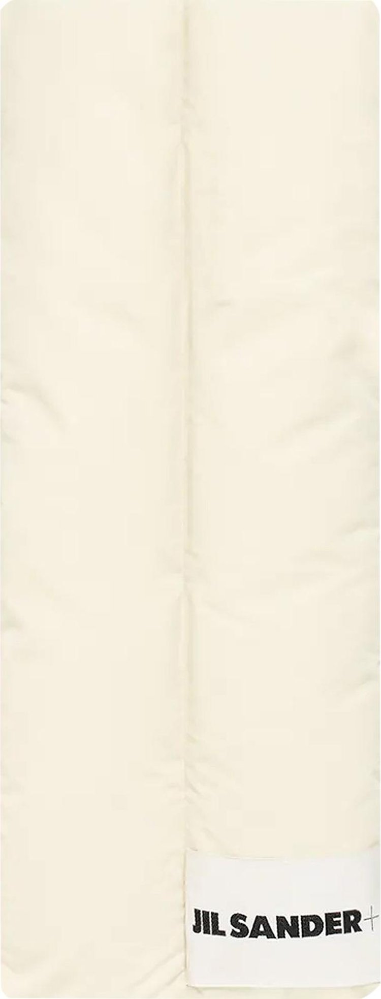 Jil Sander Down Padded Scarf Vanilla