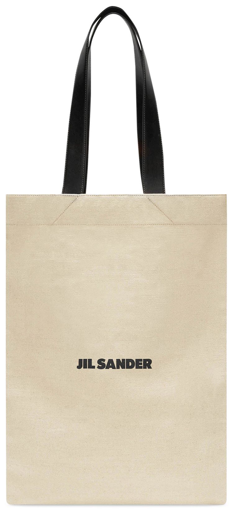 Jil Sander Grande Flat Shopper Porcelain